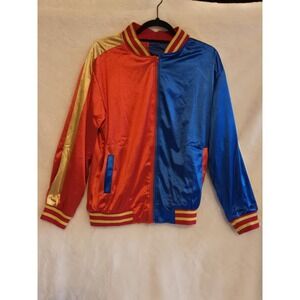 Harley Quinn Adult Size Large‎ Jacket Property of Joker Satin Cosplay Halloween